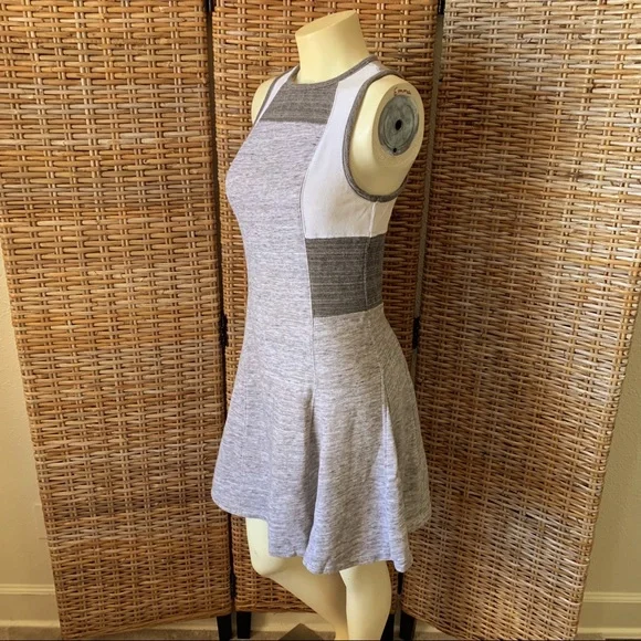 Athleta x Derek Lam Downtown Gray Fit & Flare Tennis Dress Small - Picture 3 of 9